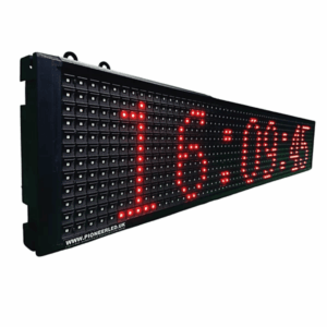 Scrolling Signs Close Up