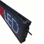 Scrolling Signs Close Up