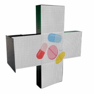LED Pharmacy Cross 60x60cm